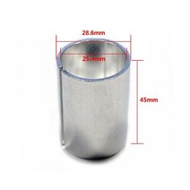 자전거 핸들 바 심 28.6-25.4mm 스템 포크 어댑터 알루미늄 부품 액세서리, 03 45mm