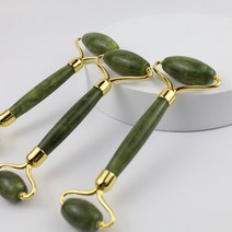 제이드 스톤 페이셜 마사지 롤러 그린 과샤 씬 리프트 뷰티 슬리밍 툴, 한개옵션0