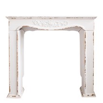 벽난로 레트로 빈티지 레진 플로랄 수공예 벽난로 장식 나무, [06]