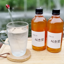 천연발효 식초애 사과식초 과일식초 다이어트식초 천연식초 물에 타먹는 식초, 사과식초 500ml 2개