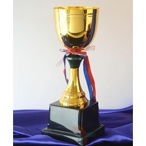 금속 트로피 불산 초등학교 게임 태권도 훈련 클래스 챔피언 도매 공장 직접 판매, 01 다크 그레이_03 height 35cm