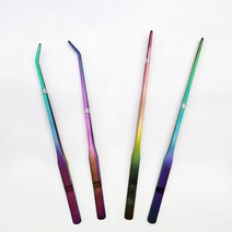 피케이몰 수족관 어항 스테인리스 다용도 긴 집게 롱 스텐 집게핀, 1개, 곡선