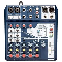 Soundcraft Notepad-8FX Small-Format Analog Mixing Console with USB I/O and Lexicon Effects - 8 Chan, 1