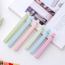 다용도 밀봉 봉투클립 5P(대형), 핑크