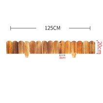 신스리 정원용품 원목울타리 펜스 화단꾸미기 방부목 잔디 담장 장식, 삽입둥근20*130cm