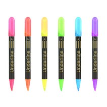 (문화) 언더라인 형광펜 1자루 Underline Highlighter, 연두