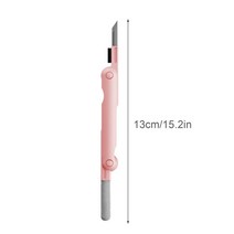 블루투스 이어폰 귀청결 클리너 호환 접이식 쓰리인원 키트 에어팟 프로 3 2 1 용 케이스 헤드셋 내부 청소 도구, [02] 분홍색