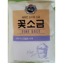 CJ제일제당 백설 꽃소금, 5kg, 2개