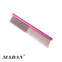 마단 미니콤 얼굴빗 소형견빗, 1개, MAC-115 Peach