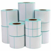 JINGHENG 감열 라벨 속달송장 프린터 전용 감열 라벨지 지관 25mm/40mm, 2개, 100*80*500매*지관40