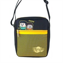 흔한남매 까미 메쉬 크로스백 (블랙), 단품