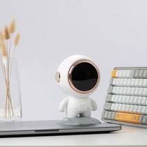 AI스피커 인공지능 스피커 우주 비행사 AI 스마트 블루투스 스피커 서브 우퍼 휴대용 미니 무선, 02 금, 02 금