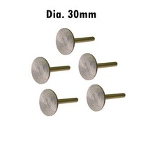 5 개 OD40-15mm 다이아몬드 T 모양의 핫 프레스 소결 다이아몬드 연삭 헤드 돌 조각, 05 Dia. 30mm