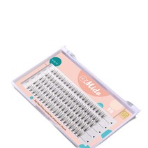 미도 인조속눈썹 부분 가닥 속눈썹 셀프 연장 자연스런운 가속눈썹 단품 시리즈, E형 혼합  1P (100모)