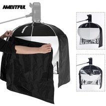 AMBITFUL-60cm 접이식 구 소프트박스 종이 랜턴 공 모양 글로브 디퓨저 보웬스 엘린크롬 프로도토 마운트 스튜디오 플래시, 60cm Bowens Mount