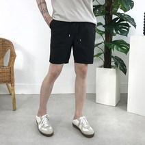 모룸 M-XL 4부 허리밴딩 비치웨어 숏팬츠 바스락거리는 반바지 3컬러
