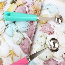 ii 수박 과일 화채 스푼 스쿱 망고 메론 빙수 만들기, 컬러후르츠스푼(민트)-MIT