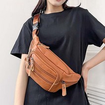 소가죽 남여공용 슬링백 힙색 3컬러