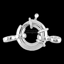 ECO 은 점보 SR 장식 10.3mm 1개입 목걸이 잠금, 단품