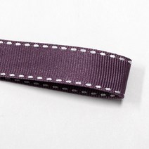 카네이션리본 선물포장리본 꽃포장리본 골지 스티치 리본 (폭 25mm/40mm/50mm 길이 45m), 52(가지색), 25mm