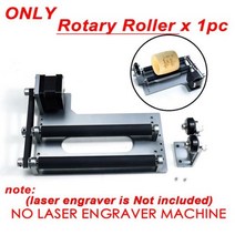 CNC 레이저 각인기 프린터 40x40cm DIY 유리 금속 목재 스테인레스 스틸 아크릴 공기 보조, ONLY ROTARY ROLLER