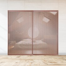 라움이지 젠 원슬라이딩 간살 중문, 하프형, 모루(+3만원)