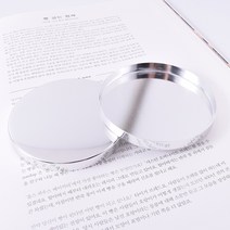 [캔들이케아] 실버 원형 캔들리드 캡 캔들용기 마개 뚜껑, 7oz용 실버 원형 캔들리드 캡, 1개