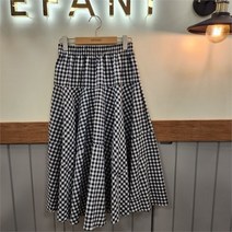 스테파니 홈플러스몰03 하이체크스커트 하이체크스커트 A23sk3107