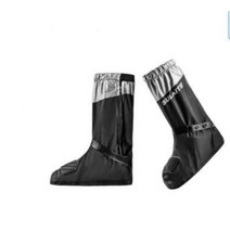 방수 오토바이 비옷 및 레인 팬츠 판초 재킷 라이딩 코트, XXL, Sliver Rain Shoe