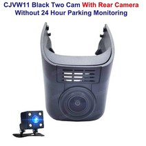 블랙박스 차량용 트럭 미니 외장형 가성비 Wifi 대시 캠 자동차 DVR 레코더 폭스 바겐 Passat Tiguan Toura, 03 Black  Two Cam_04 128G