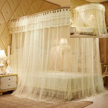 레일형 침대모기장 200X220CM 베이지 출입구방충망 방충망파는곳