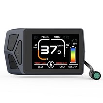 바팡 전기 자전거 모터 키트 지능형 내비게이션 컨트롤러용 LCD B02N-U 블루투스 디스플레이 8 개 언어 12V 32 V 48 60V, [01] B02N-U Bliuetooth, 1개