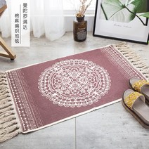 북유럽 면마 모던 빈티지 수술 러그 거실 파 티 테이블 러그 거실러그 카페트 거실카페트 러그 빈티지러그 예쁜러그