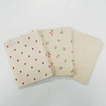 귀여운 무늬 린넨 미니 식탁매트 감성캠핑 뒷배경 촬영용천 촬영배경, 하트