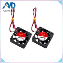 4pcs 4010 냉각 팬 12v 2 핀 듀폰 와이어 브러시리스 404010 멋진 팬 부품 조용한 dc 40m 쿨러 radiato 3d 프린터 부품