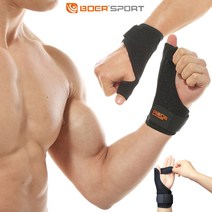 비바즈몰 BOER 손목보호대 엄지손가락보호대 양손겸용 텀브락형