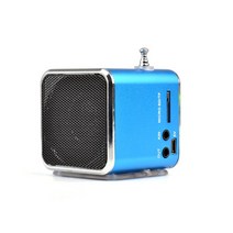 동영상플레이어 초소형라디오 휴대용 MP3 음악 플레이어 LCD 화면 증폭기 마이크로 SD TF 카드 USB 디스크 스피커 FM 라디오 전자 제품 레인보우, [01] 기타, [04] Blue