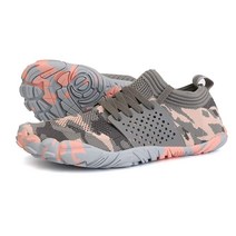 Joomra 여성용 베어풋 트레일 러닝화 10 그레이 핑크 41, 10.5-11, Pink/Grey