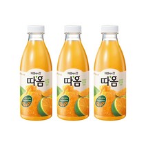 빙그레 따옴 오렌지 사과 자몽 복숭아 천혜향 애플망고 730ml 3개