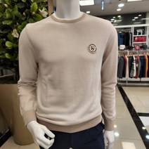 [슈페리어] 봄 가을 입기좋은 컬러감 있는 슈페리어 남성 골프 라운드 스웨터 S0Z2101 인천논현, 110, 베이지