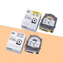 반도 MAX 튜브넘버링기 라벨테이프 기타소모품 전시리즈 전규격 전색상, LM-TP509(흰색16m), 5시리즈_9mm, 1개