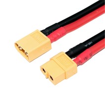 XT30 XT60 XT90 XT150 커넥터 DC잭 드론 RC카 배터리, 20.XT60(암+숫)(케이블있음)