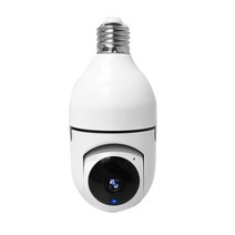 전구형 무선 CCTV 간편 설치 360도 회전 매장 사무실 창고 실외 홈캠 베이캠, 적외선야시 + 16GB + 1080p + 3.6mm