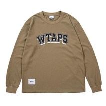 더블탭스 Shawn Yue wtaps 일본 조수 브랜드 가을 얇은 스웨터 일본 캐주얼 모든 경기 느슨한 면화 긴팔 티셔츠 남성