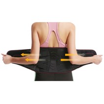 디스크 협착증 갈비뼈골절 허리 보호대 복대 교정기 보조기, XL