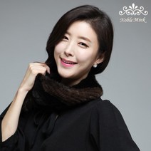 노블밍크 노블밍크 309-2 배색밍크 미니넥워머