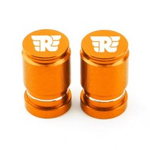 로얄 엔필드 총알유성클래식 350 500 인터셉터 650 콘티넨탈 GT 535 히말라야 411 400 용 오토바이 타이어 밸브 캡, Orange, 1개