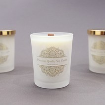 비단장이 프리미엄 아로마 소이캔들, 코튼블러썸, 포장안함/우드심지, 90ml, 1개