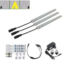 즈위프트센서 3pcs 5730 8520 고감도 PIR 모션 센서 LED 스트립 라이트 pir 컨트롤러 용 자동 적외선 스위, 01 WHITE_02 8520 led strip