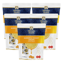 마누카헬스 뉴질랜드 마누카 허니 MGO 400+ 비타민 C 내추럴 레몬 로젠지, 58개입, 5개